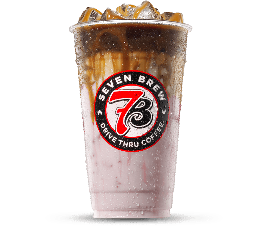 Raspberry Truffle Macchiato drink
