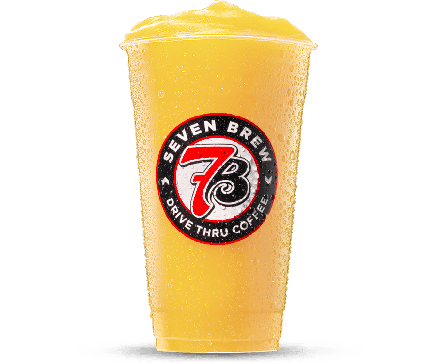 Passion Fruit Peach Smoothie drink
